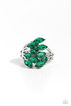 Load image into Gallery viewer, Wave of Whimsy - Green Dainty Ring