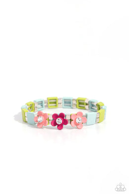 Sincerely Springtime - Multi Stretchy Bracelet