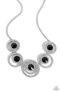 Dramatic Darling - Black Necklace