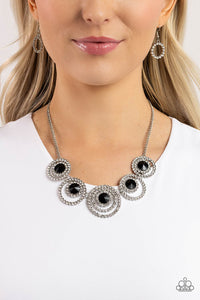 Dramatic Darling - Black Necklace