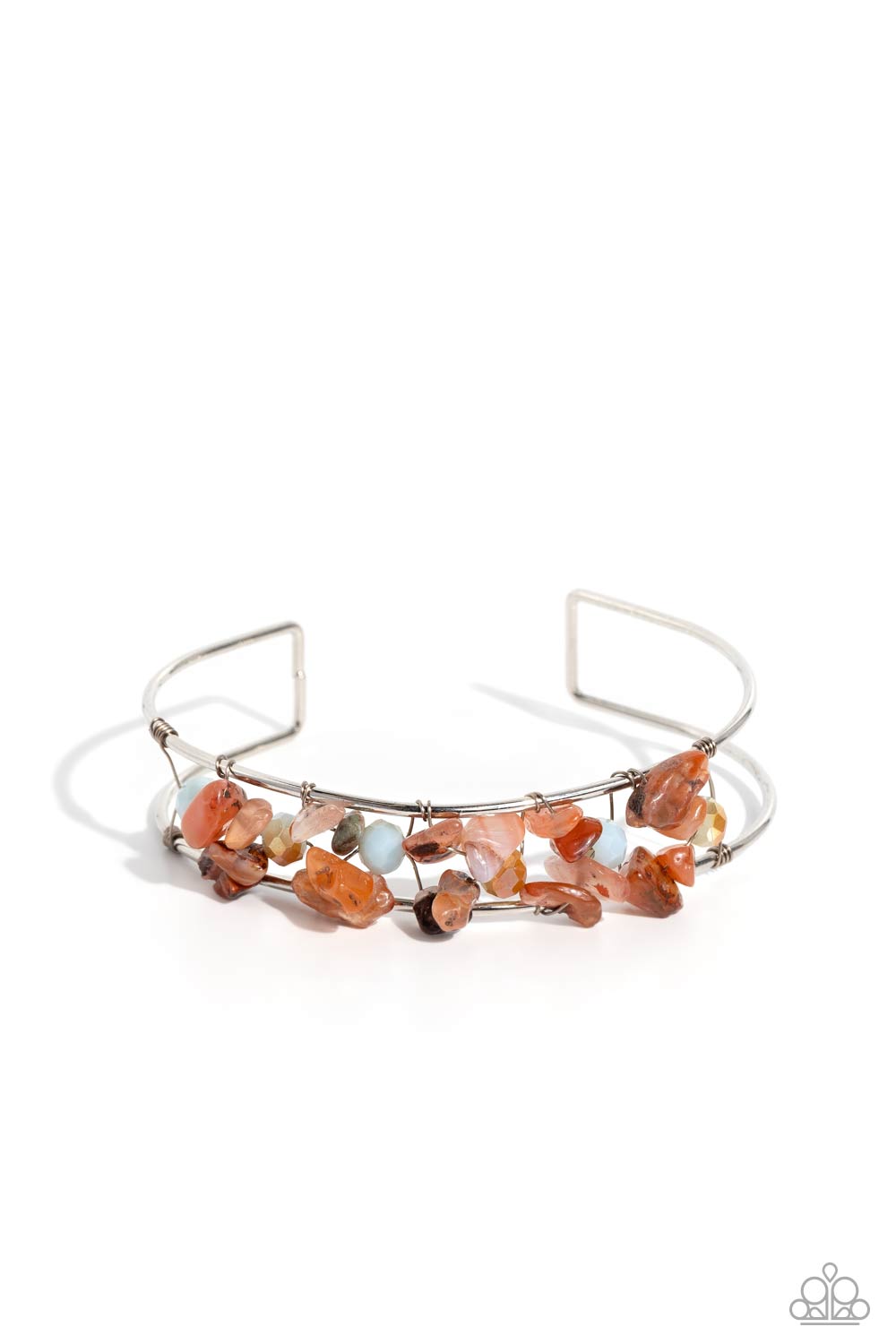 Handcrafted Headliner - Orange Cuff Bracelet