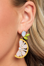 Load image into Gallery viewer, Slice of Summer - Yellow Post Earrings