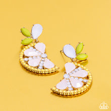 Load image into Gallery viewer, Slice of Summer - Yellow Post Earrings