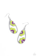 Load image into Gallery viewer, Airily Abloom - Green Earrings