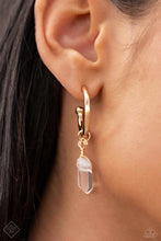 Load image into Gallery viewer, Excavated Elegance - Gold Hoop Earrings