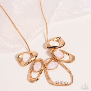 Gleaming Gala - Gold Necklace