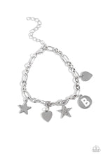 Load image into Gallery viewer, Legacy Letters - B - White Bracelet