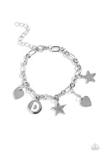 Load image into Gallery viewer, Legacy Letters - D - White Bracelet