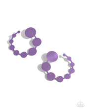 Load image into Gallery viewer, Have It Both PHASE - Purple Post Earrings