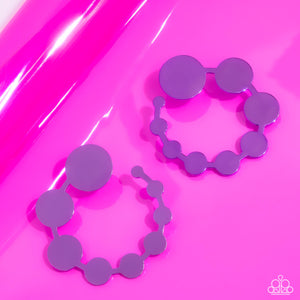 Have It Both PHASE - Purple Post Earrings