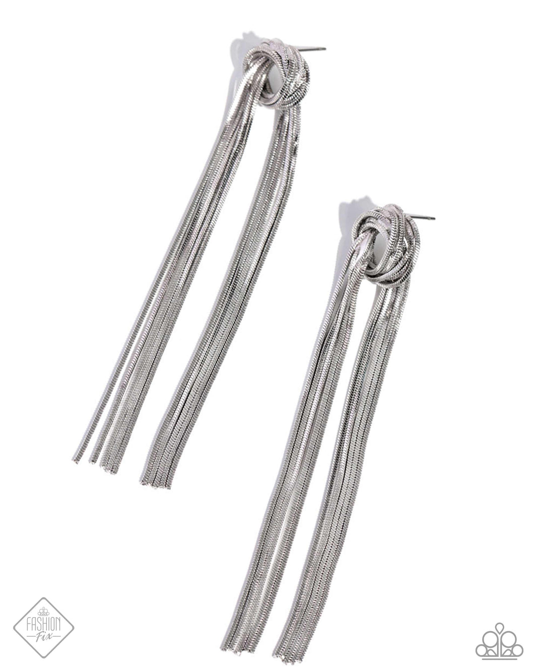 All STRANDS On Deck - Silver Post Earrings