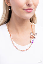 Load image into Gallery viewer, Fluttering Finesse - Rose Gold Necklace