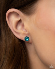 Load image into Gallery viewer, Breathtaking Birthstone - 12 - December - Blue Post Earrings