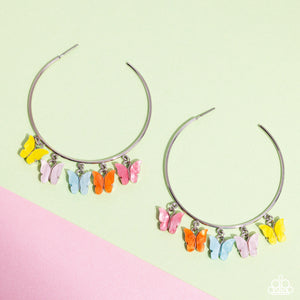 Bemusing Butterflies - Multi Hoop Earrings