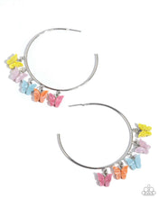 Load image into Gallery viewer, Bemusing Butterflies - Multi Hoop Earrings