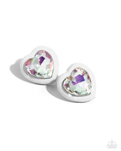 Load image into Gallery viewer, Heartfelt Haute - White Post Earrings