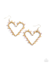 Load image into Gallery viewer, HEART of Your World - Gold Earrings