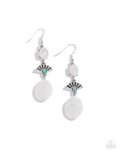 Load image into Gallery viewer, Creative Cascade - White Earrings