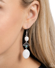 Load image into Gallery viewer, Creative Cascade - White Earrings