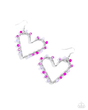 Load image into Gallery viewer, HEART of Your World - Pink Earrings