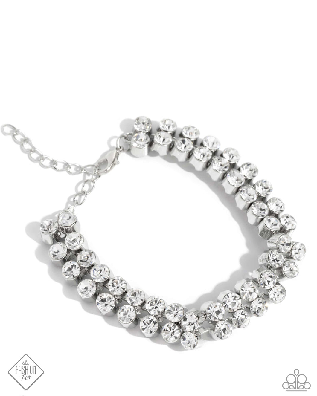 Once Upon A TIARA - White Bracelet