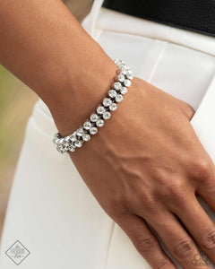 Once Upon A TIARA - White Bracelet