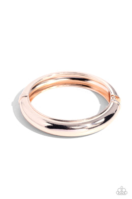 Strut Your CUFF - Rose Gold Hinged Bracelet