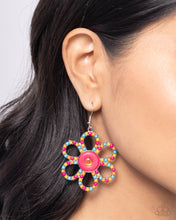 Load image into Gallery viewer, FLOWER Forward - Orange Earrings