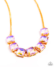 Load image into Gallery viewer, I SQUARE to Secrecy - Orange Necklace