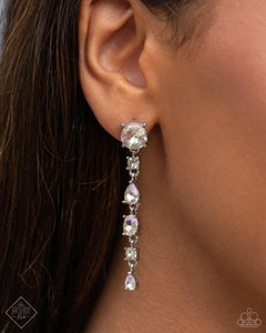 Fairytale Falls - White Post Earrings