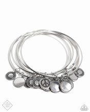 Load image into Gallery viewer, My Interest is Piqued - Silver Bangle Bracelets