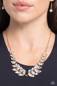 Luxury Laurels - Gold Necklace