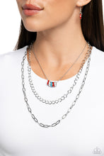 Load image into Gallery viewer, Colorful Cadet - Red Necklace