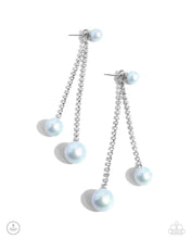 Load image into Gallery viewer, Give Us A PEARL! - Blue Earrings