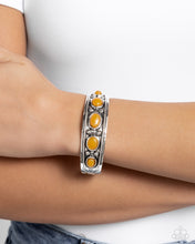 Load image into Gallery viewer, Stony Surprise - Orange Cuff Bracelet