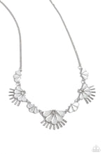 Load image into Gallery viewer, Fluttering Fan - White Necklace