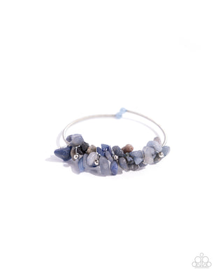 Dainty Deconstruction - Blue Cuff Bracelet