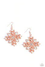 Load image into Gallery viewer, Fancy-Free Florals - Copper Earrings