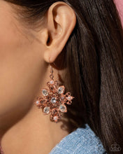 Load image into Gallery viewer, Fancy-Free Florals - Copper Earrings