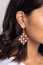 Load image into Gallery viewer, Fancy-Free Florals - Copper Earrings