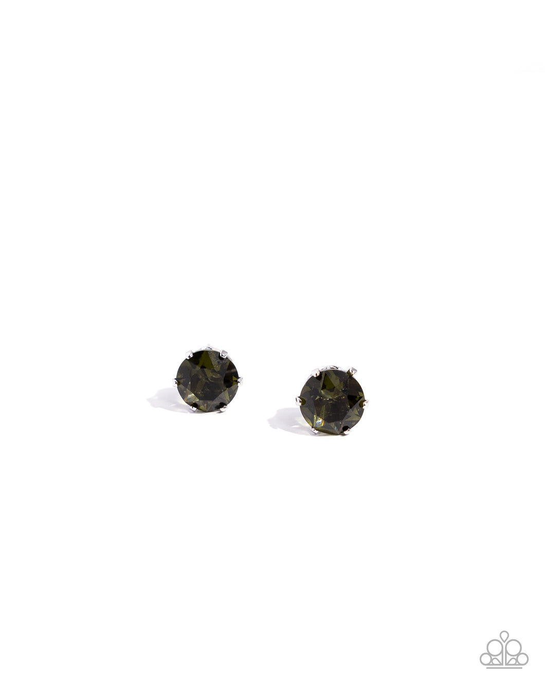 Breathtaking Birthstone - 08 - August - Green Post Earrings