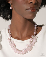 Load image into Gallery viewer, Pearl Pandora - Pink Necklace