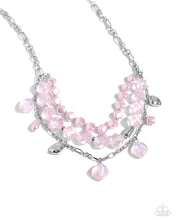 Load image into Gallery viewer, Cubed Cameo - Pink Necklace