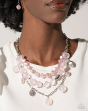 Load image into Gallery viewer, Cubed Cameo - Pink Necklace