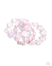 Load image into Gallery viewer, Glittery Gala - Pink Stretchy Bracelets