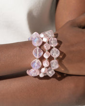 Load image into Gallery viewer, Glittery Gala - Pink Stretchy Bracelets