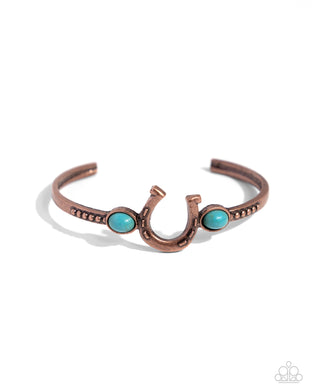 Horseshoe Habit - Copper Cuff Bracelet