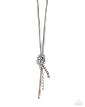 Load image into Gallery viewer, Knotted Keeper - White Necklace