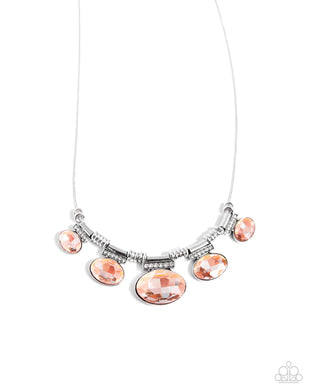 Socialite Status - Orange Necklace