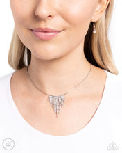 Load image into Gallery viewer, Chandelier Cadenza - White Choker Necklace